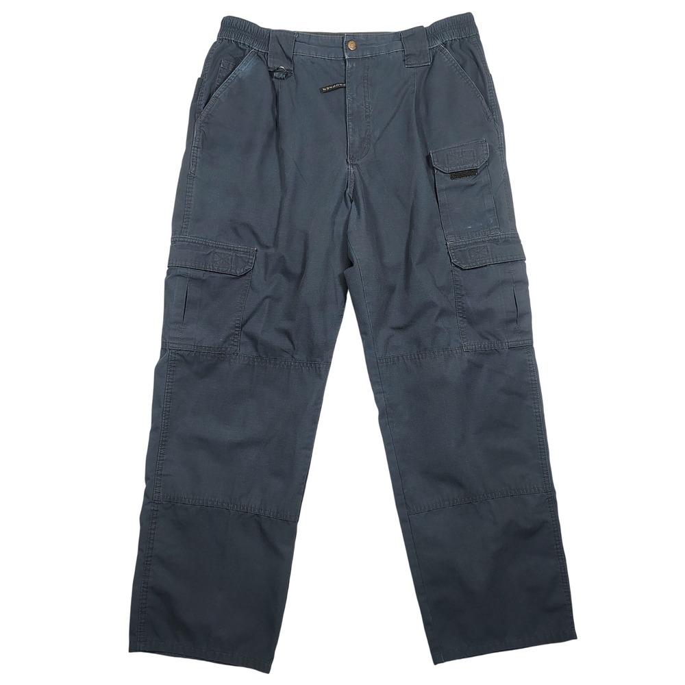 Propper Tactical Cargo Pants Mens 38x36 Navy Blue Ripstop Cotton Blend Solid
